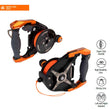 Load image into Gallery viewer, Apeks Lifeline Ascend Reel in Orange with specifications | DiveWise Malta