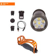Load image into Gallery viewer, Apeks Luna Adv LED Torch with Goodman Handle and accessories | DiveWise Malta