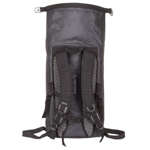 Apeks 30ltr Dry Rucksack roll top from the back | DiveWise Malta